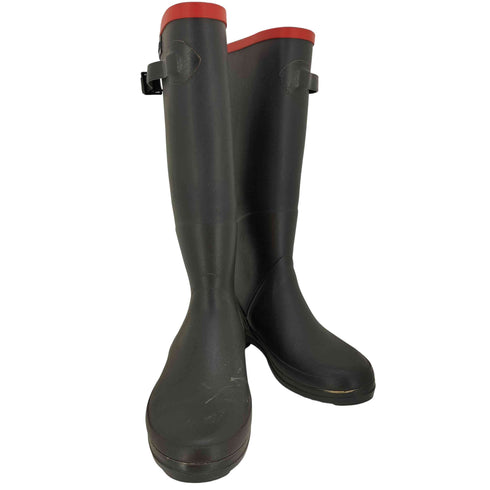 エーグル AIGLE フランス製 ロング ラバー レインブーツ レディース EUR:36