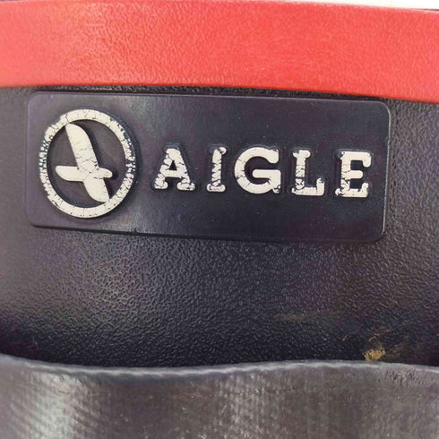 エーグル AIGLE フランス製 ロング ラバー レインブーツ レディース EUR:36