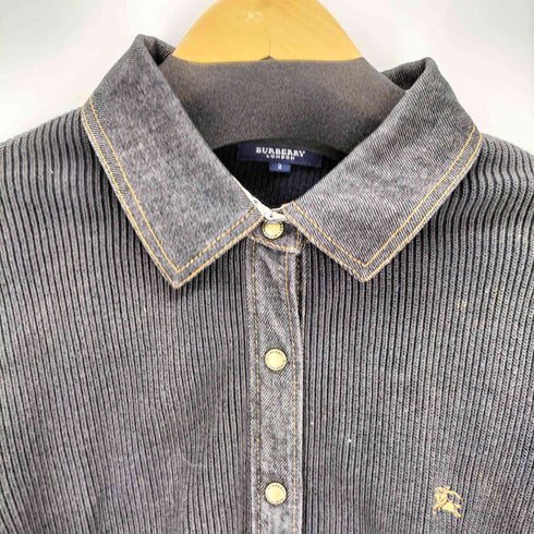 バーバリーロンドン BURBERRY LONDON デニムドッキング ニットジャケット レディース 2