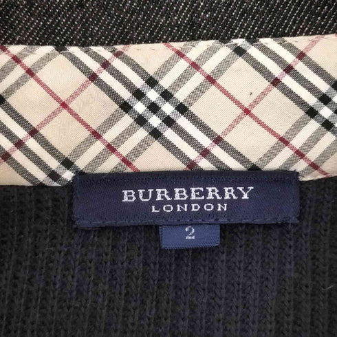 バーバリーロンドン BURBERRY LONDON デニムドッキング ニットジャケット レディース 2