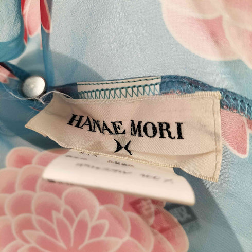 ハナエモリ HANAE MORI 花柄 ノースリーブブラウス レディース