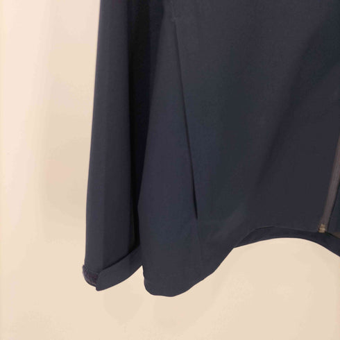 ユニクロ UNIQLO ブロックテックパーカ (3Dカット) ネイビー XLサイズ メンズ JPN:XL