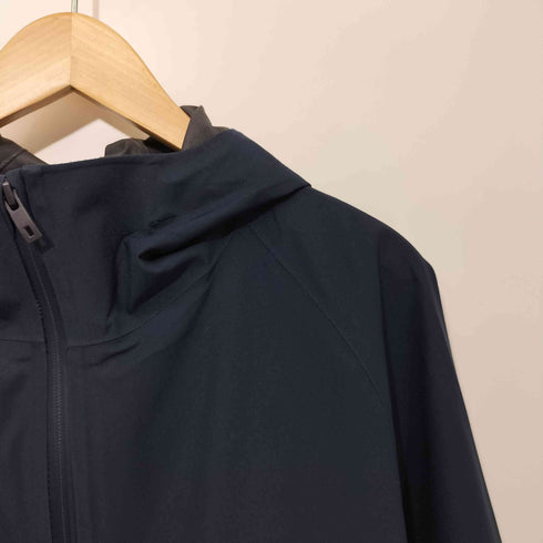 ユニクロ UNIQLO ブロックテックパーカ (3Dカット) ネイビー XLサイズ メンズ JPN:XL