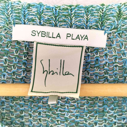 シビラ Sybilla カラーミックスストローヤーンカーディガン レディース JPN:M