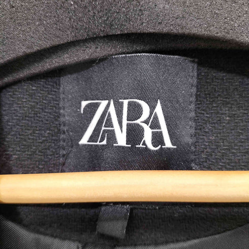 ザラ ZARA ツイード チェスターコート レディース import:XS