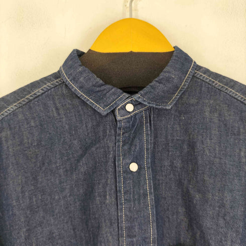 グランドママドーター GRANDMA MAMA DAUGHTER クロップド L/S デニムシャツ レディース 0
