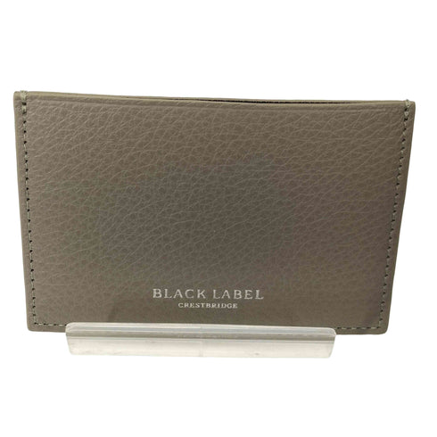 ブラックレーベルクレストブリッジ BLACK LABEL CRESTBRIDGE シボ革 レザー カード ケース パス ケース メンズ