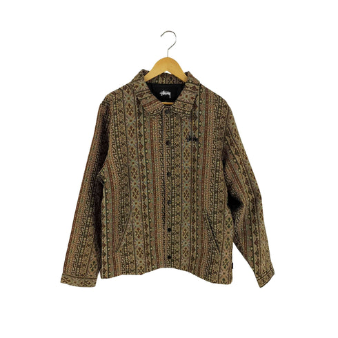 ステューシー Stussy Tapestry Classic Coach Jacket タペストリー クラシック コーチ ジャケット メンズ import:L