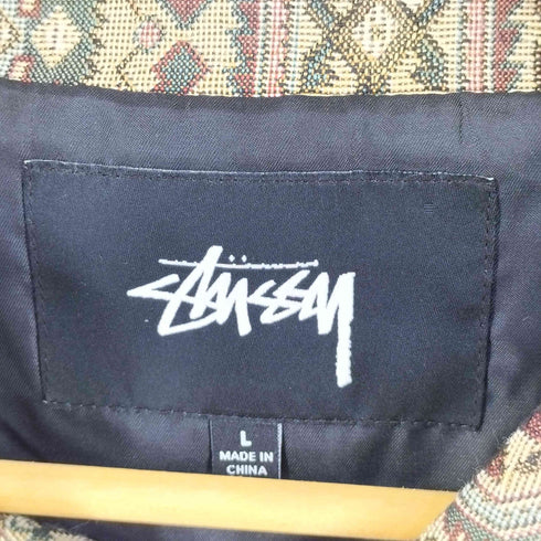 ステューシー Stussy Tapestry Classic Coach Jacket タペストリー クラシック コーチ ジャケット メンズ import:L