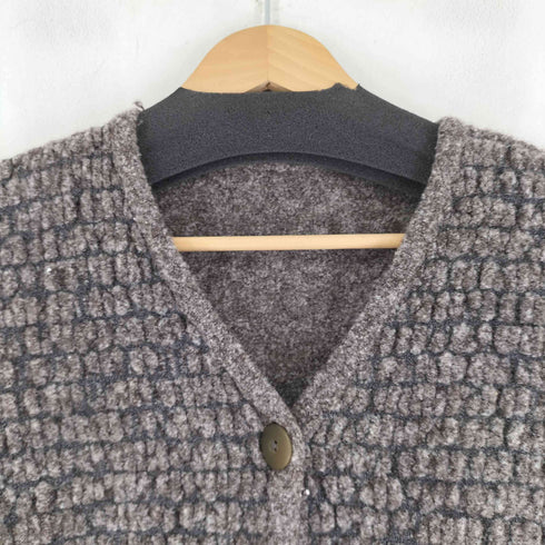 ピエールカルダン pierre cardin メリノウール混ニットカーディガン レディース 42