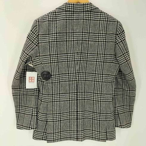 ブラックレーベルクレストブリッジ BLACK LABEL CRESTBRIDGE Cloth by lanificio di Pray ハングトゥース チェック 千鳥格子 ウール 2B テーラード ジャケット メンズ import:S