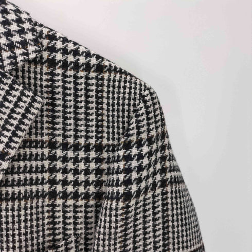 ブラックレーベルクレストブリッジ BLACK LABEL CRESTBRIDGE Cloth by lanificio di Pray ハングトゥース チェック 千鳥格子 ウール 2B テーラード ジャケット メンズ import:S