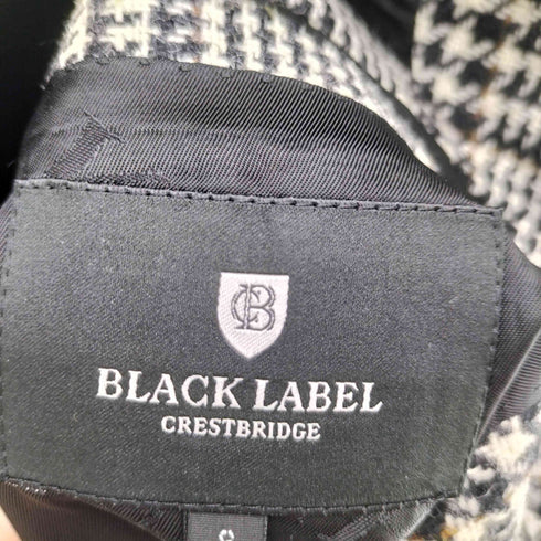 ブラックレーベルクレストブリッジ BLACK LABEL CRESTBRIDGE Cloth by lanificio di Pray ハングトゥース チェック 千鳥格子 ウール 2B テーラード ジャケット メンズ import:S