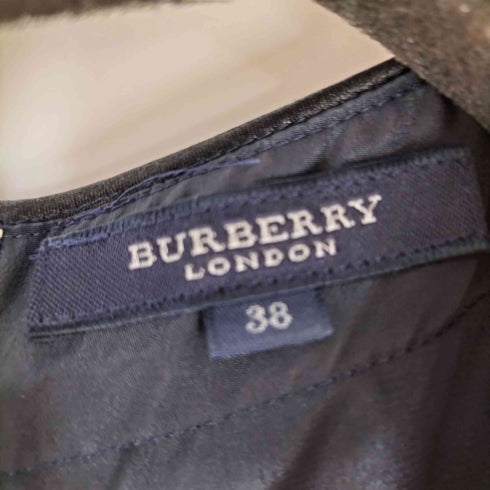 バーバリーロンドン BURBERRY LONDON シルク100% ペイズリーワンピース レディース 38
