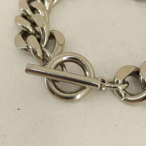 喜平カーブチェーン真鍮ブレスレット メンズ