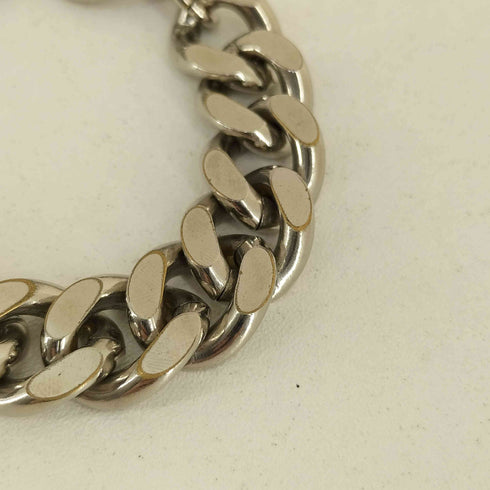 喜平カーブチェーン真鍮ブレスレット メンズ