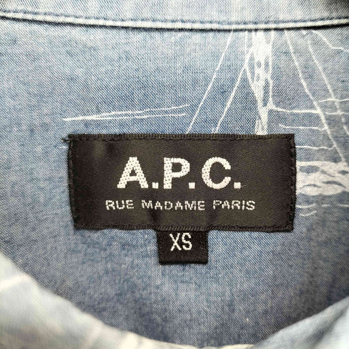 アーペーセー A.P.C. ボートプリント シャツ メンズ JPN:XS