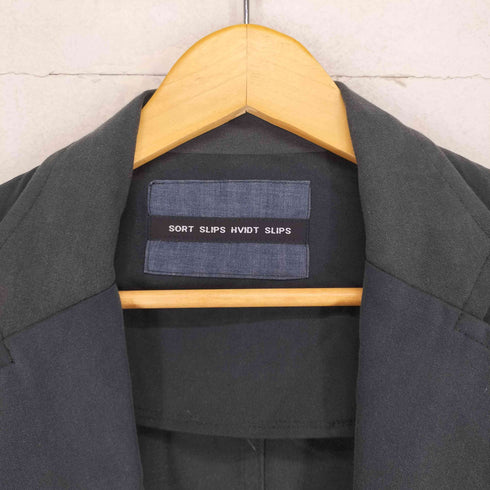 SORT SLIP HVIDT SLIPS テーラードジャケット import メンズ