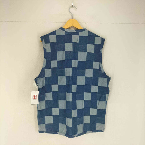 RABBITHOLE LONDON パッチワークデニムベスト import メンズ M
