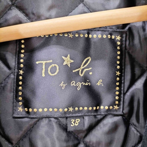 トゥービーバイアニエスベー To b. by agnes b. ライナー付きショートトレンチコート レディース 38