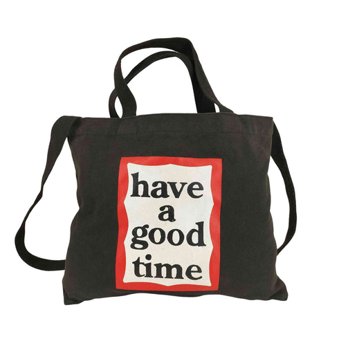 ハブアグッドタイム HAVE A GOOD TIME ロゴプリント 2WAYトートバック メンズ