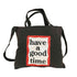 ハブアグッドタイム HAVE A GOOD TIME ロゴプリント 2WAYトートバック メンズ