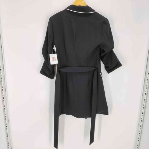 ザラ ZARA ベルベットスリットワンピース レディース import:XS