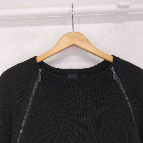 プレッジ Pledge Y2K ラグランジップ クルーネックウールニット メンズ 46