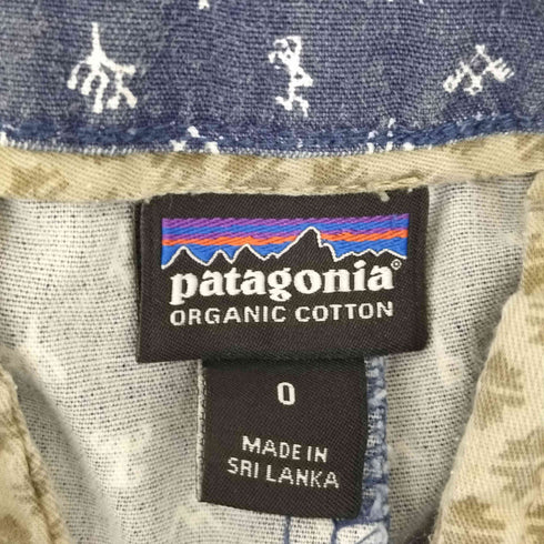 パタゴニア patagonia オーガニックコットン 総柄パンツ レディース 0