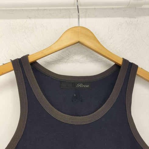 ロエン Roen Y2K バックドクロ刺繍 タンクトップ メンズ JPN:46