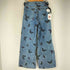 エイチアンドエム H&M 総柄ワイドデニムパンツ レディース 38