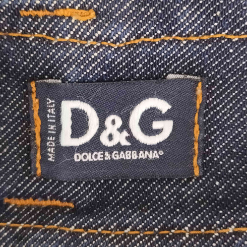 ディーアンドジードルチェアンドガッバーナ D&G DOLCE&GABBANA マルチポケット デニムスカート レディース 24/38