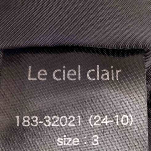 lecielclair 撥水 内ポケット付中綿 MA-1 レディース JPN:3