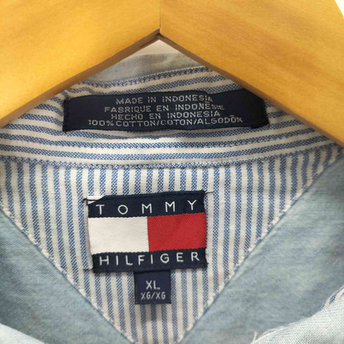 トミーヒルフィガー TOMMY HILFIGER ボタンダウン デニムシャツ メンズ import:XL
