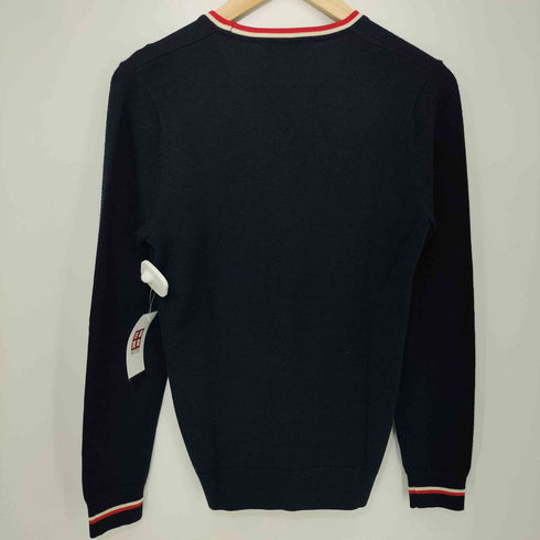 フレッドペリー FRED PERRY トリコロール メリノウール カーディガン メンズ import:XS
