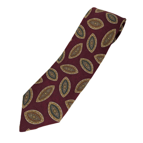 ブルックスブラザーズ BROOKS BROTHERS USA製 MAKERS 総柄 シルク ネクタイ メンズ