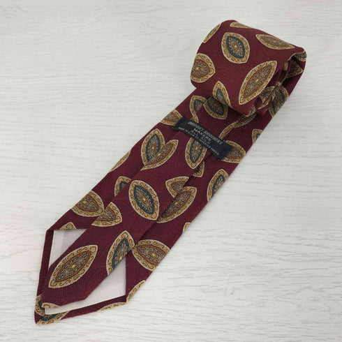 ブルックスブラザーズ BROOKS BROTHERS USA製 MAKERS 総柄 シルク ネクタイ メンズ