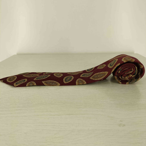 ブルックスブラザーズ BROOKS BROTHERS USA製 MAKERS 総柄 シルク ネクタイ メンズ