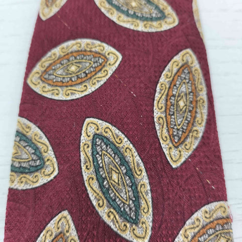 ブルックスブラザーズ BROOKS BROTHERS USA製 MAKERS 総柄 シルク ネクタイ メンズ