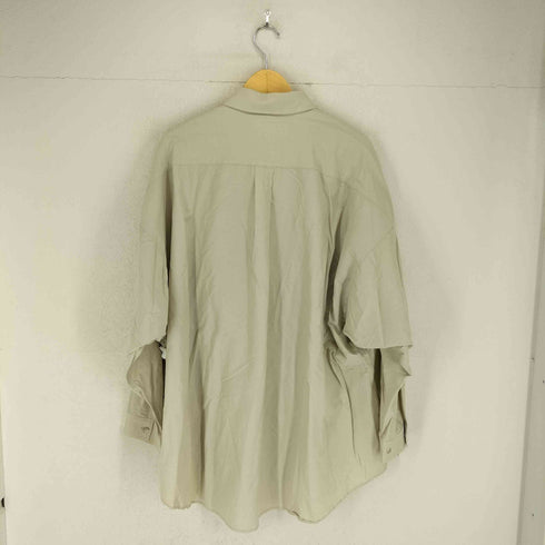 RIN BY TTAGGG サイドスリット比翼2ポケットシャツ import メンズ L