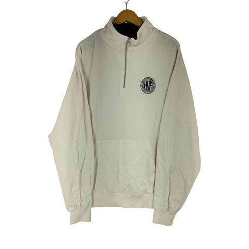 ハフ HUF ロゴ刺繍 ハーフジップスウェット メンズ import:L