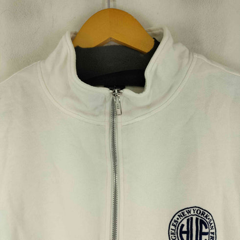 ハフ HUF ロゴ刺繍 ハーフジップスウェット メンズ import:L