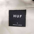ハフ HUF ロゴ刺繍 ハーフジップスウェット メンズ import:L