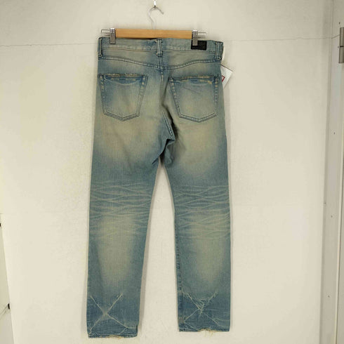 ON O FF by TTAGGG ボタンフライダメージデニムパンツ import メンズ L