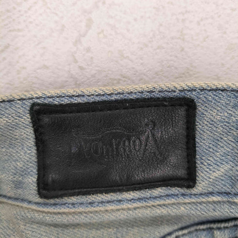 ON O FF by TTAGGG ボタンフライダメージデニムパンツ import メンズ L