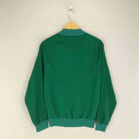 アディダス adidas 80s 銀タグ USA製 ロゴ刺繍トラックジャケット メンズ M