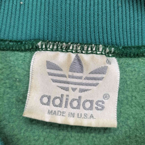 アディダス adidas 80s 銀タグ USA製 ロゴ刺繍トラックジャケット メンズ M