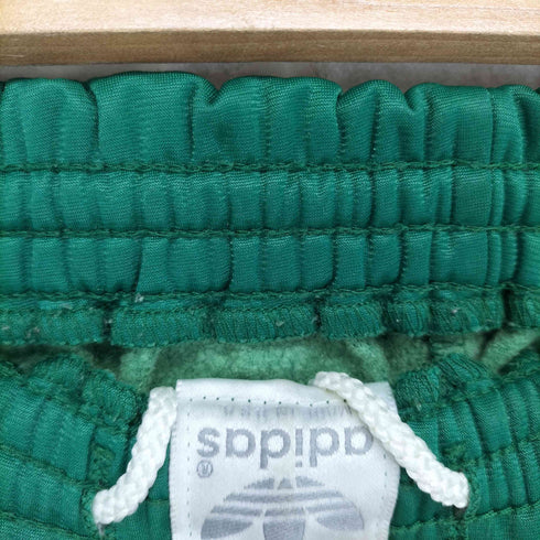 アディダス adidas 80s 銀タグ USA製 ロゴ刺繍トラックパンツ メンズ M