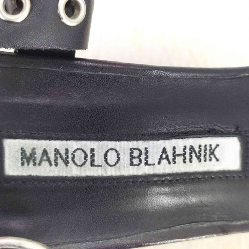 マノロブラニク MANOLO BLAHNIK ストラップサンダル レディース 36 1/2