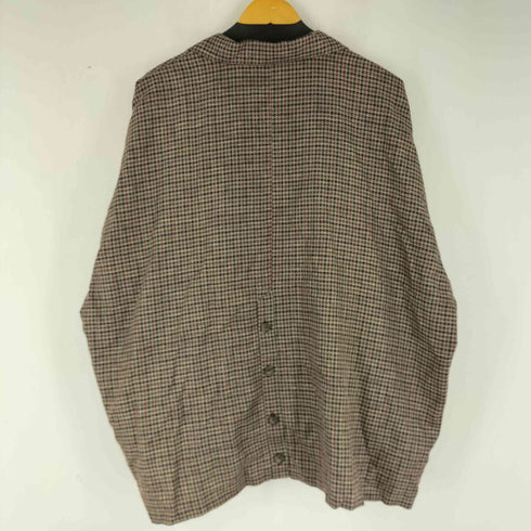 KOOI 千鳥格子 スーパービッグシルエットハーフスリーブジャケット メンズ 1